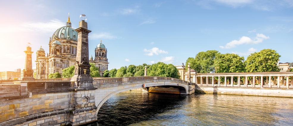 Berlin Cathedral River View 